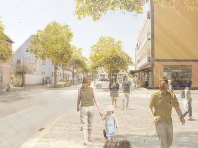 Bild vergr&ouml;&szlig;ern: Visualisierung Augsburger Stra&szlig;e
