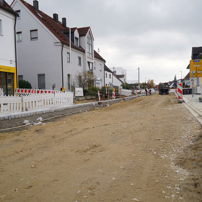 Bild vergr��ern: Augsburger Stra�e stadtausw�rts