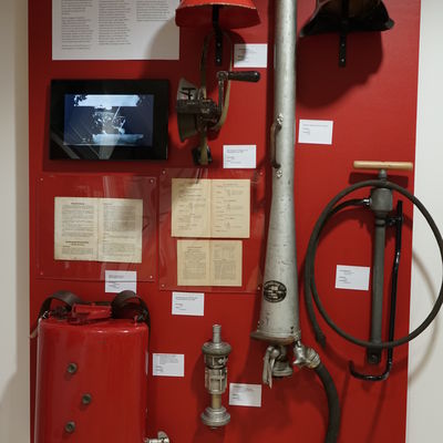 Bild vergrößern: Feuerwehr Ausstellungsobjekte