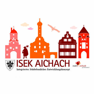 Logo zum ISEK der Stadt Aichach