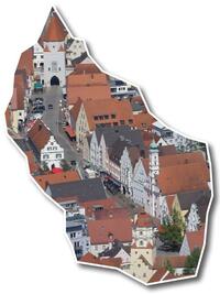 Bild vergrößern: Luftbild vom Stadtplatz
