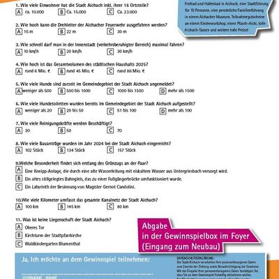 Bild vergr��ern: Gewinnspiel